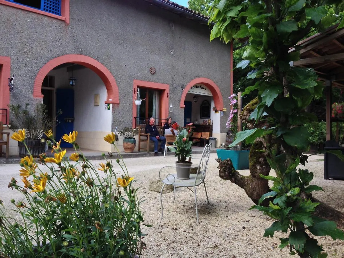 Chambres et tables d'Hôtes Bonnefont Garganvillar Couette-café